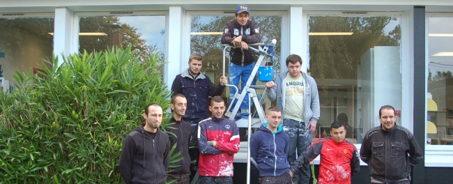 Chantier-école remise en peinture 