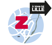 Plan accès Le Zeppelin Saint andré lez lille